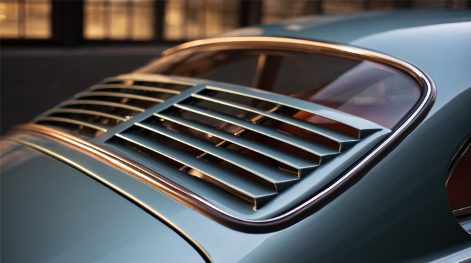 Scott Drake Rear Window Louvers | 1969-70 Mustang